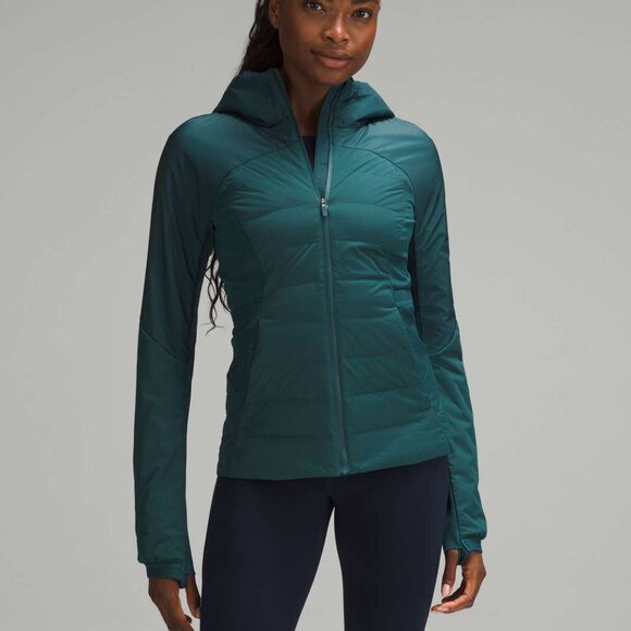 NWT Lululemon Down For It All Jacket, Sz 6, Storm Teal